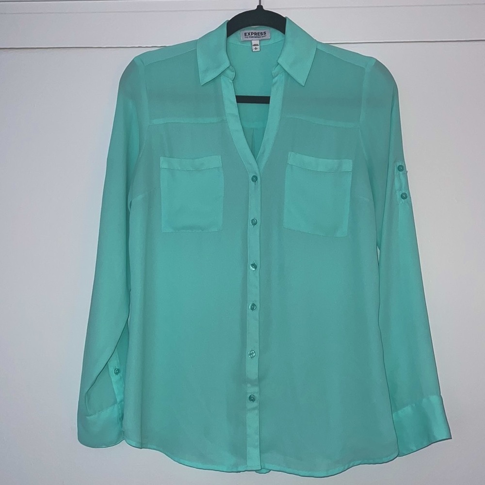 Light Blue Express Portofino Shirt! Size Small!